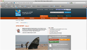 Notre page internet sur le kitesurf