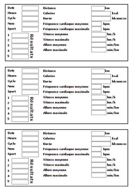 Couverture d’ouvrage : Carnet de Course à Pieds