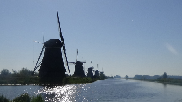 #591 : S’émerveiller devant les moulins hydrauliques de Kinderdijk