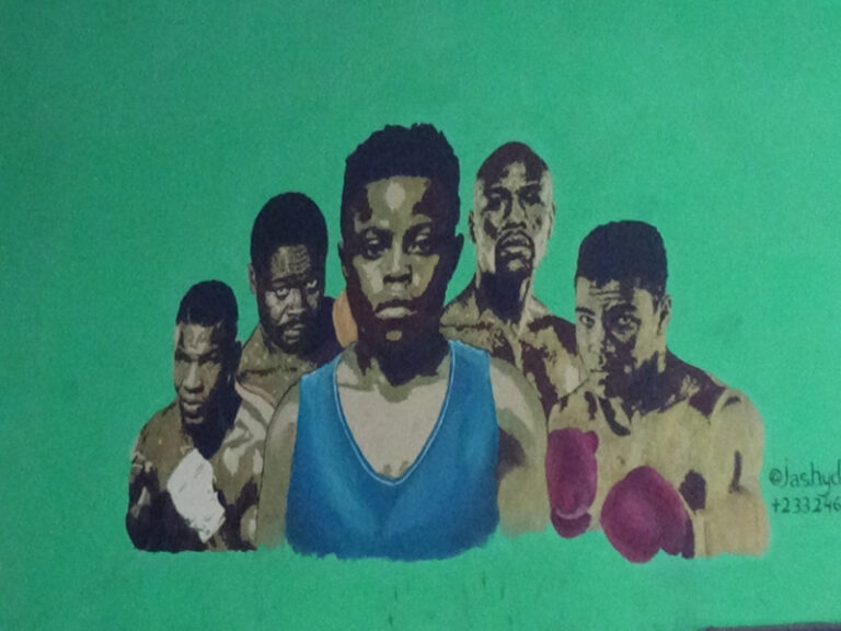 #1018 : Se prendre une leçon de boxe dans le township de Jamestown à Accra